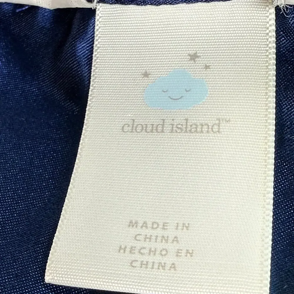 Cloud Island Sloth Lovey Security Blanket Replacement Lovey Navy Geometric 14